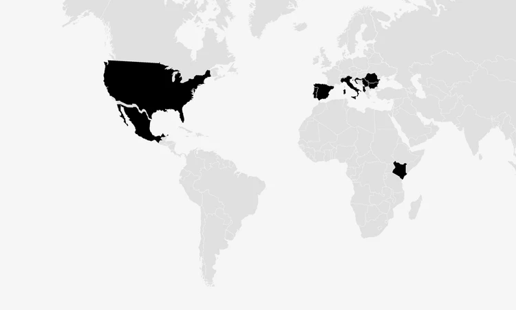 Locations worldwide - Kirey