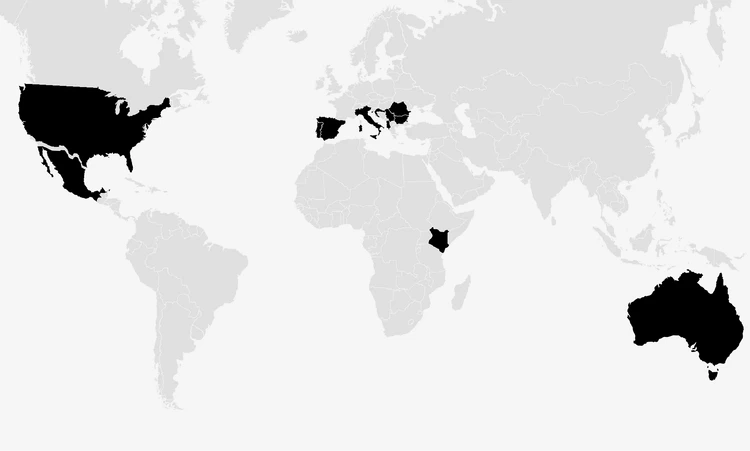 Locations worldwide - Kirey